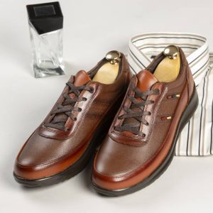 کفش مردانه طبی مخصوص پیاده روی تمام چرم طبیعی 3