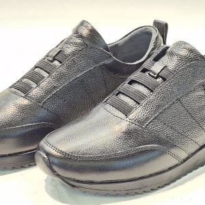کفش کتانی طبی زنانه تمام چرم کد 873